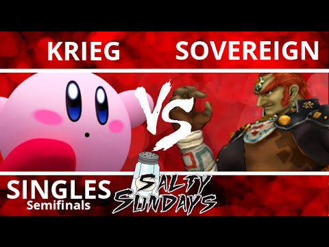 Salty Sunday 41 - Krieg (Kirby) VS Sovereign (Ganondorf) - Project M Singles