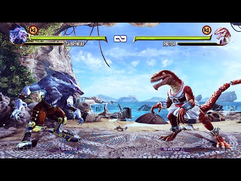 Sabrewulf vs Riptor - Epic Fighting Game (Very Hard) | 4K UHD Gameplay