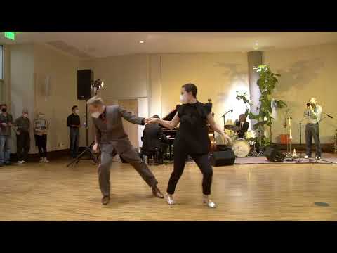 Skye Humphries & Naomi Uyama performing at Uptown Swing Dance with Gordon Webster (11/25/2022)