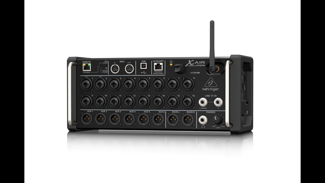 Behringer Table de mixage X AIR XR18 Behringer Table de mixage X AIR XR18