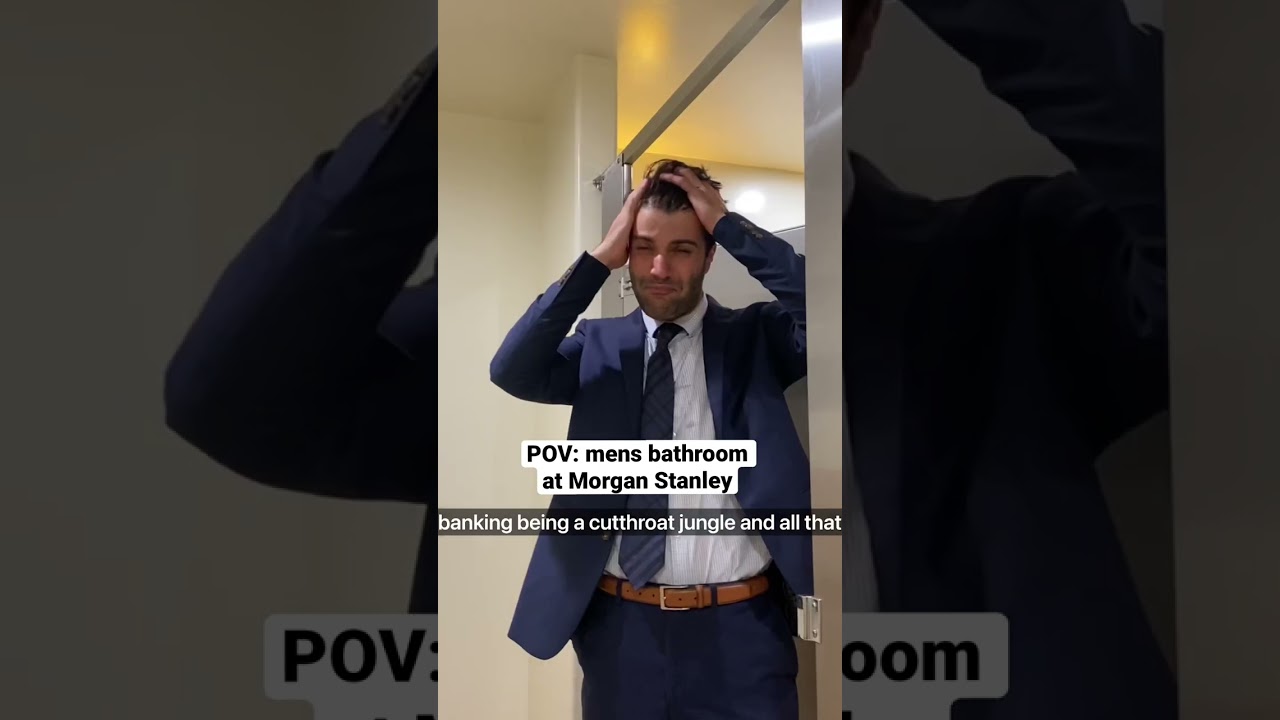 This was day 1 of my summer internship at Morgan Stanley #financebro #bank #wallstreet