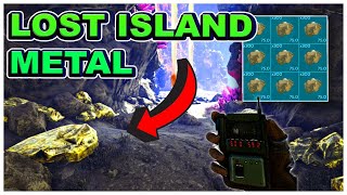 Ark Lost Island Metal Locations! EASY Metal