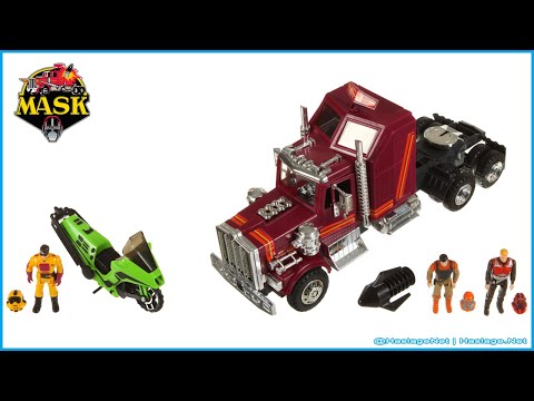 M.A.S.K. Series 1 Vehicles (1985): Condor Motorcycle & Rhino Semi-Tractor