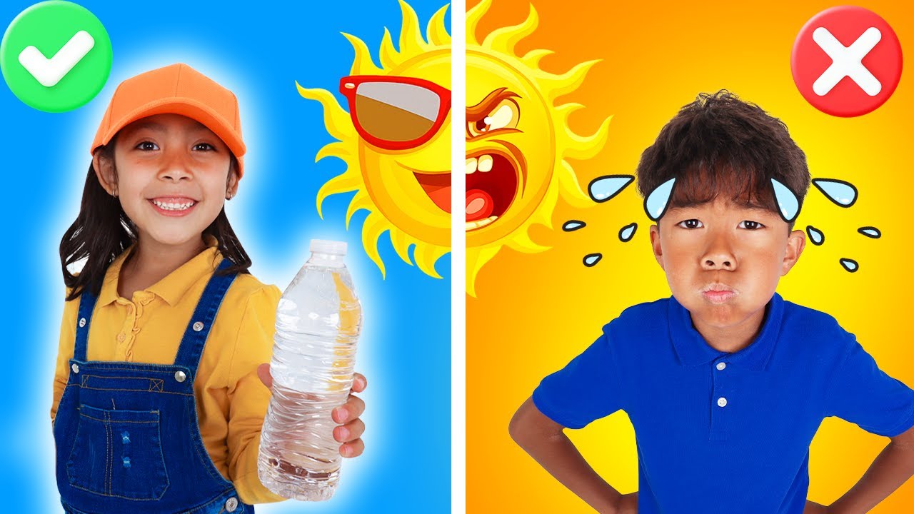Fun in the Sun! Maddie & Ben’s Summer Safety Adventure 🌞💦