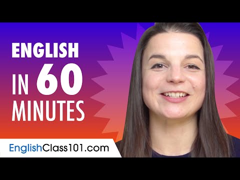 Learn English in 60 Minutes - ALL the Basics You Need for Conversations