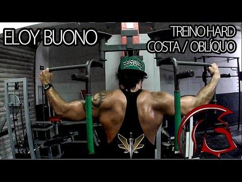 ELOY BUONO TREINO HARD MUSCULAÇÃO  COSTA / OBLÍQUO -CAMISAS: PUMP IRON
