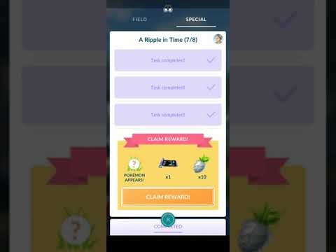 Pokemon go catching celebi the Mythical pokemon!