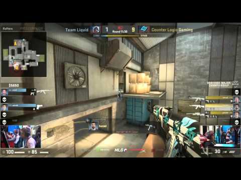 reltuC wallbang HS adreN - CLG vs Team Liquid MLG CS:GO Major Championship: Columbus Quarterfinal