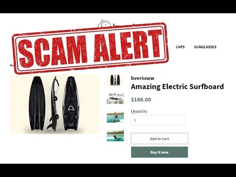 Electric surfboard SCAMS FB Ads - MaxiFun etc