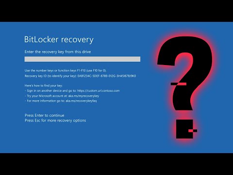 Bitlocker заблокировал ПК - Bitlocker recovery? Где взять ключ Bitlocker? Как отключить Bitlocker?