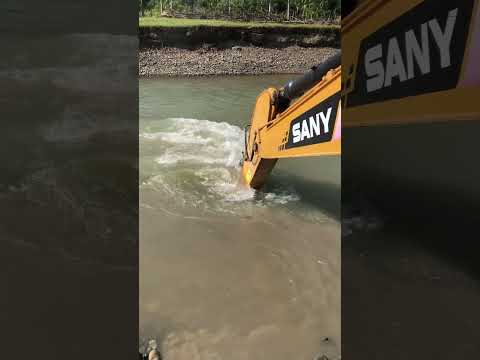 POV: You’re Operating an Excavator in the River
