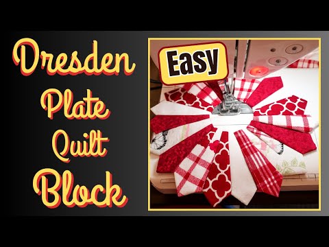 MASTER the Dresden Plate Quilt Block || EASY Tutorial