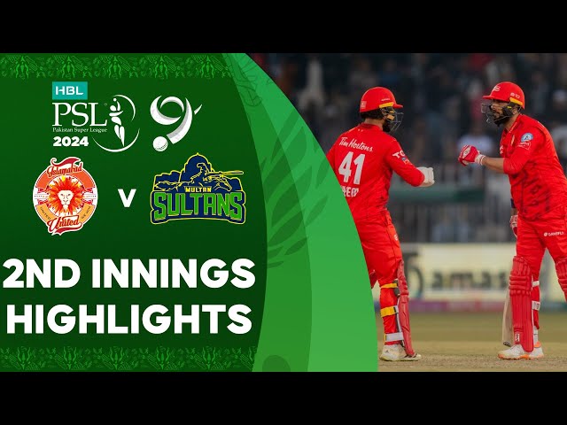 2nd Innings Highlights | Islamabad United vs Multan Sultans | Match 27 | HBL PSL 9 | M1Z2U