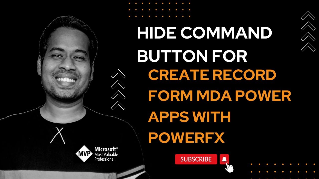 Hide command button on Create record Form Model Driven App - PowerFX