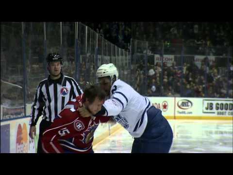 Kyle Hagel vs Mark Fraser