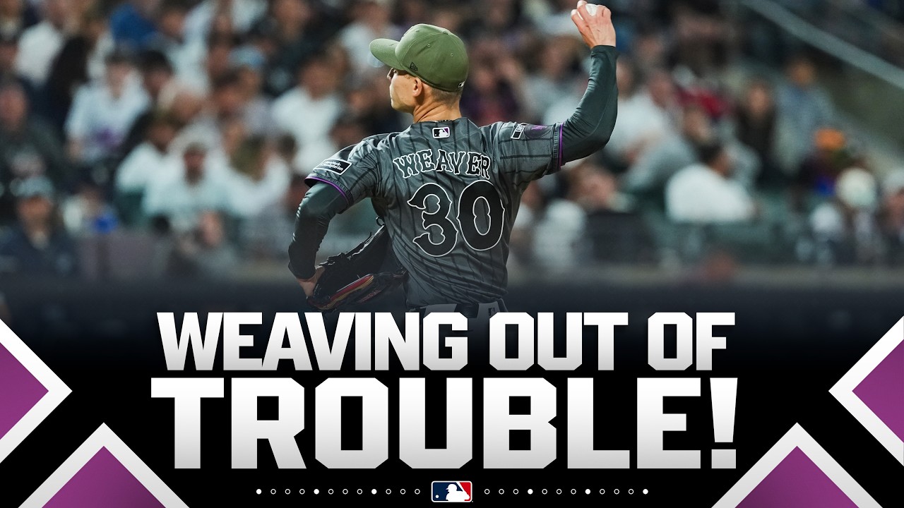 Luke Weaver escapes a BASES-LOADED, NO-OUTS jam during the Subway Series! 🤯🔥 | MLB Highlights