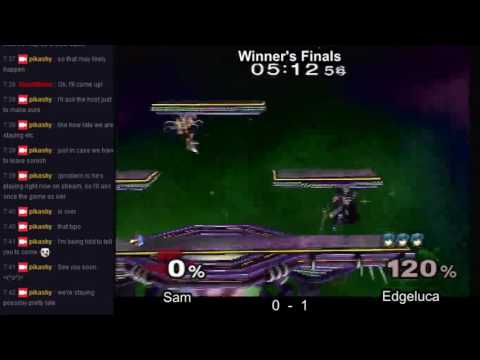 January Bimonthly - Edgeluca (Marth, Fox) Vs. EGM|Sam (Falco) - Melee Winners Finals