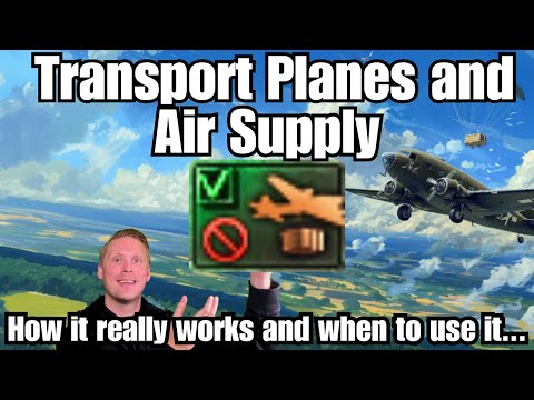 Air Supply and Transport planes, is it viable and when to use it?? - HOI4 Guide