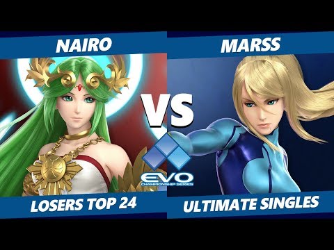 [OFFSTREAM] EVO 2019 SSBU - NRG | Nairo (Palutena) Vs. PG | Marss (ZSS) Smash Ultimate Losers Top 24