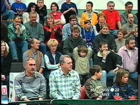 Tischtennis Bundesliga: Dmitry Mazunov vs Philippe Saive Oct 1998