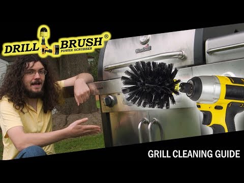 How to Clean your Gas Grill - Deep Cleaning with The Drillbrush Power Scrubber