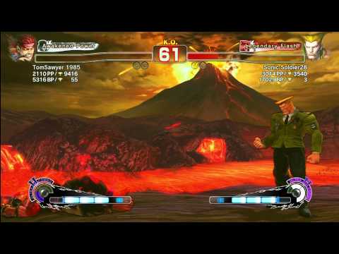 Tom Sawyer 1985 (Evil Ryu) vs. Sonic Soldier28 (Guile)