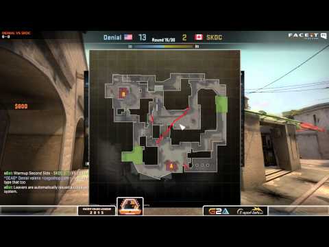 Denial vs SKDC - de_mirage (FACEIT 2015 League Qualifiers)