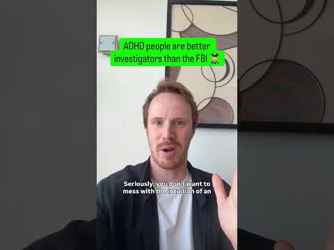 ADHD people are amazing investigators 👮 #adhd