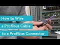 How To Wire A Profibus Cable To A Profibus Connector