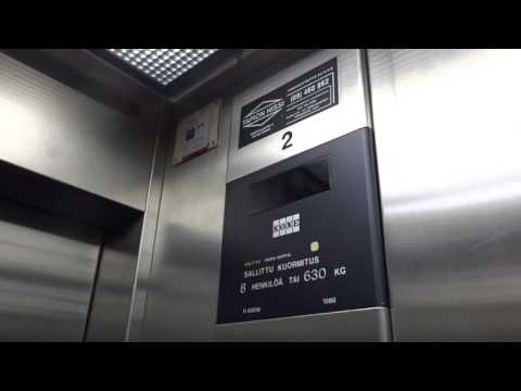 Amazing Old 1986 KONE M Traction Elevators@K-OY Länsi-H-in Liikekeskus, Lauttasaari, Helsinki, FI