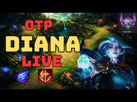 OTP DIANA Mid/Top || Phase Rush & Conqueror Build  || Climbing SoloQ 🌙