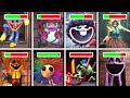 Poppy Playtime Chapters 1 2 3 4 All BOSSES With HEALTHBARS