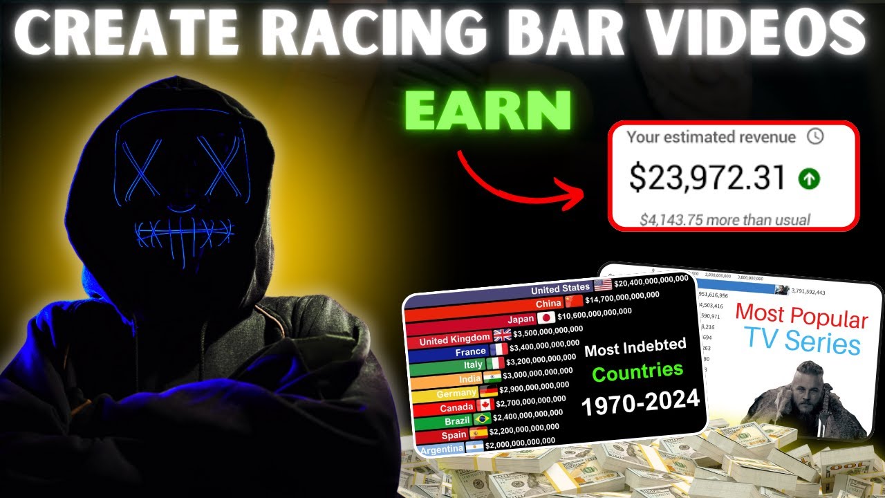 How to Create Racing Bar Chart Videos and Make Money with Online