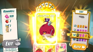 Express ticket TOWER OF FORTUNE new piggycon hat set | level 50 terence hat | angry birds 2 ab2