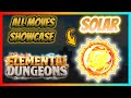 New Mythic Element Solar All Moves Showcase, Solar Showcase | Elemental Dungeons