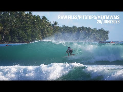 17 Seconds Period West Swell - Pitstops - Mentawais - RAWFILES 28/JUN/2023 - 4K