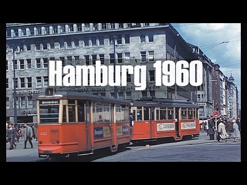 Hamburg 1960 - Straßenszenen - Streetscenes - Alsterarkaden- Planten un Blomen - Spielplatz