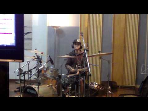 Jean Michell Drum -  gravando cd do Ebert Bispo