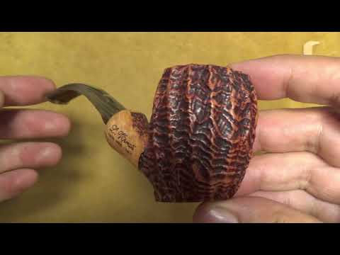 Pipa Viprati sabbiata - Stand-up Bent Billiard - VI200