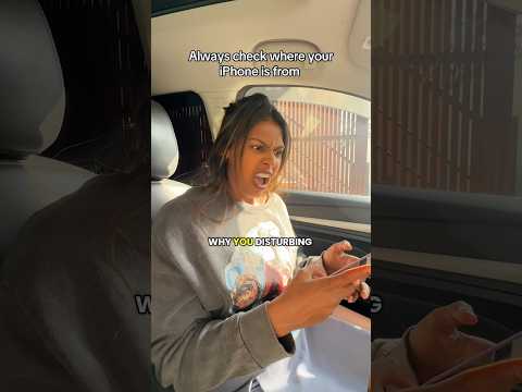 Always check where your iPhone is from 😒🙈 #couple #funny #comedy