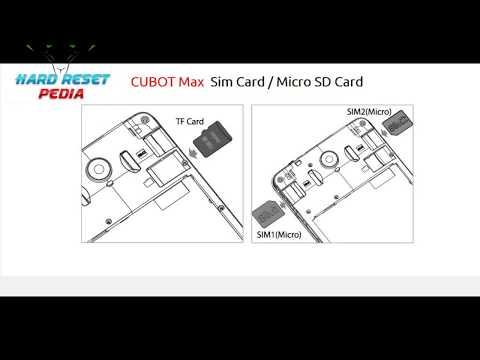 ☑️ CUBOT Max Insert Sim Card & Micro SD Card