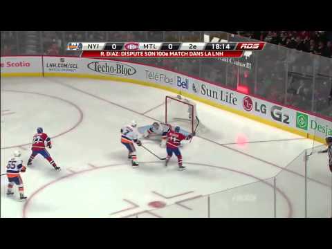 Brendan Gallagher 1-0 Goal - Islanders @ Canadiens - 11/10/2013 - HD