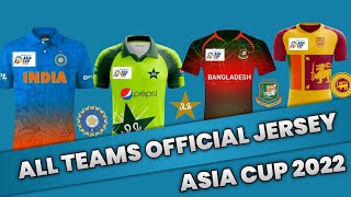 ASIA CUP - INDIA, PAKISTAN, BANGLADESH, SRILANKA & AFGANISTAN Jersey for the ASIA CUP 2022