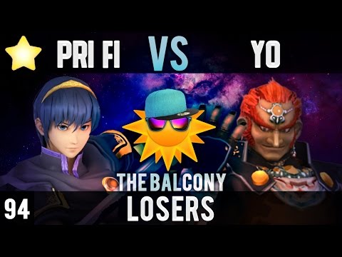 PM @ the Balcony 94 - Losers ft. TB|Yo (Ganondorf) VS TGT|Priority Fire (Marth)