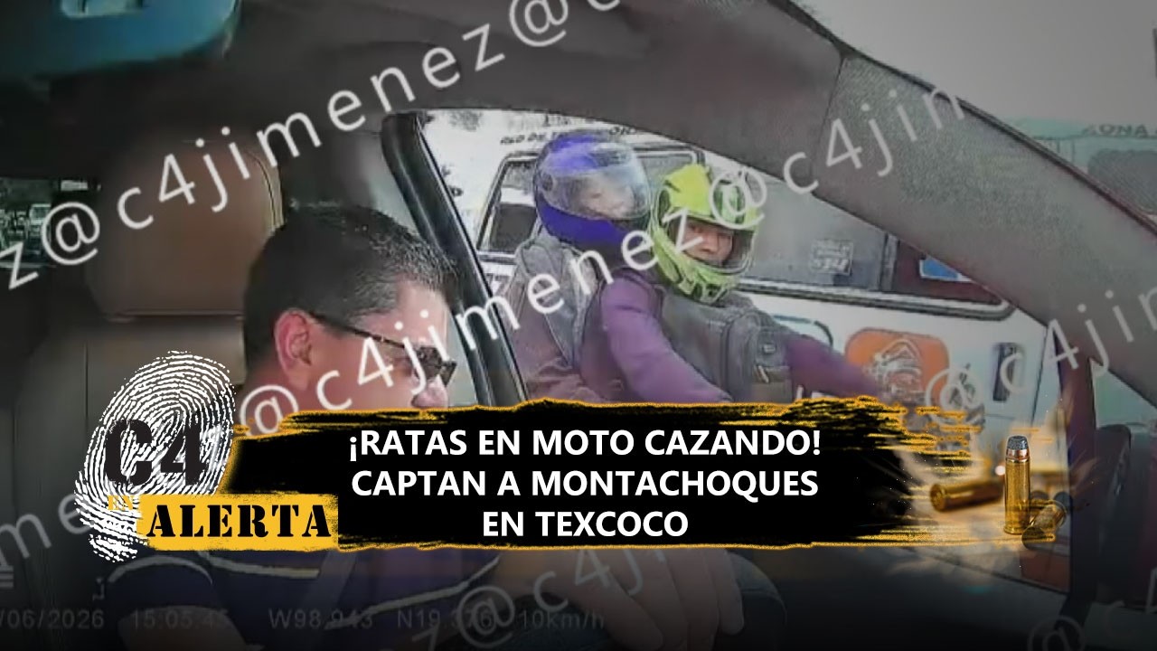 ¡Mucho ojo! Así operan los 'montachoques' en la carretera México-Texcoco