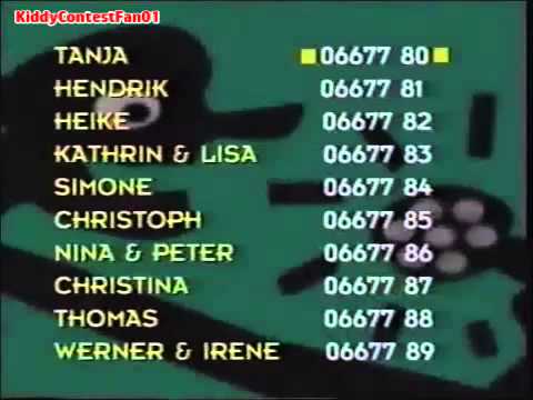 KIDDY CONTEST 1995 - Schnelldurchlauf