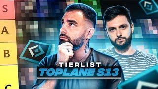 TIER LIST TOPLANE SAISON 13 - TOUT SAVOIR SUR CETTE LANE ! RADIO NASHOR #6 (feat @PeyJeyMLoL )