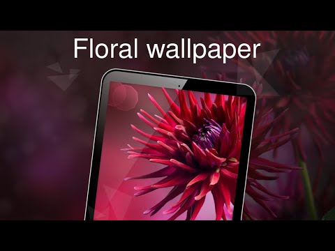 Floral wallpaper 4K Video