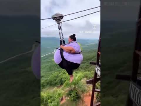 ##so big wate#woman#in air lift #