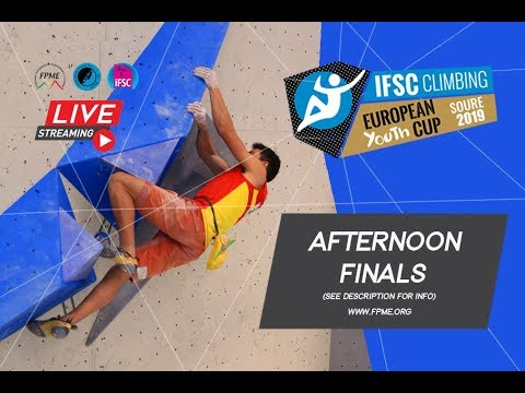 IFSC Bouldering Afternoon Finals - European Youth Cup - Soure (POR) 2019